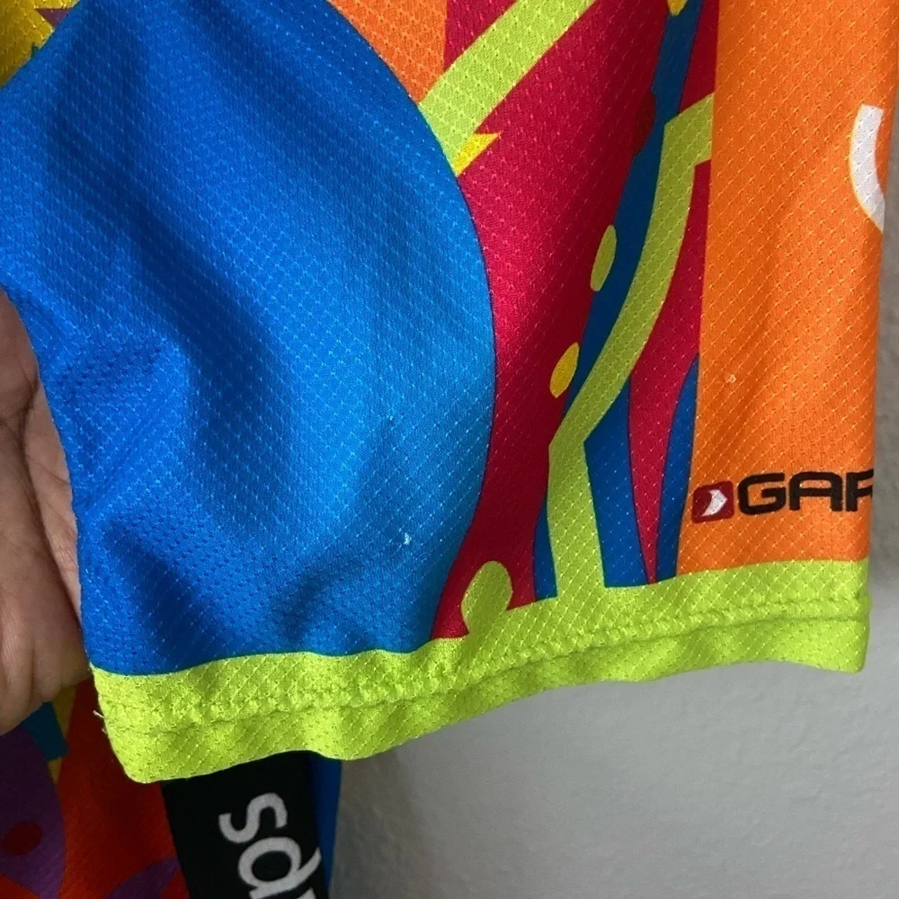 Louis Garneau Cycling Jersey Vibrant Abstract Sporty Outdoors Unisex L-M, XXL-F